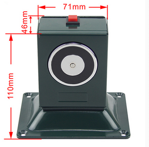 Butée de porte magnétique ignifuge DC 24V avec acier inoxydable <span class=keywords><strong>304</strong></span> et zinc, <span class=keywords><strong>force</strong></span> de maintien de 50 kg, montage au sol/mur pour hôtels - Product Image 5