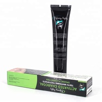 Dentifrice dentaire professionnel de blanchiment des dents de marque privée dentifrice au charbon de bambou