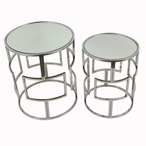 Thiết kế độc đáo Vòng bảng bên thép không gỉ góc bảng nhân đôi cuối bảng cho khách sạn nhà - Product Image 3