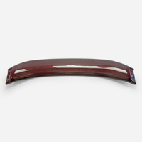 Aileron arrière en fibre de carbone 3K de couleur rouge pour Honda Civic FK8