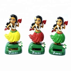 Décoration de <span class=keywords><strong>voiture</strong></span> Hawaïenne, Danseuses Hula Solaires, Souvenirs pour Tableau de Bord - Product Image 6