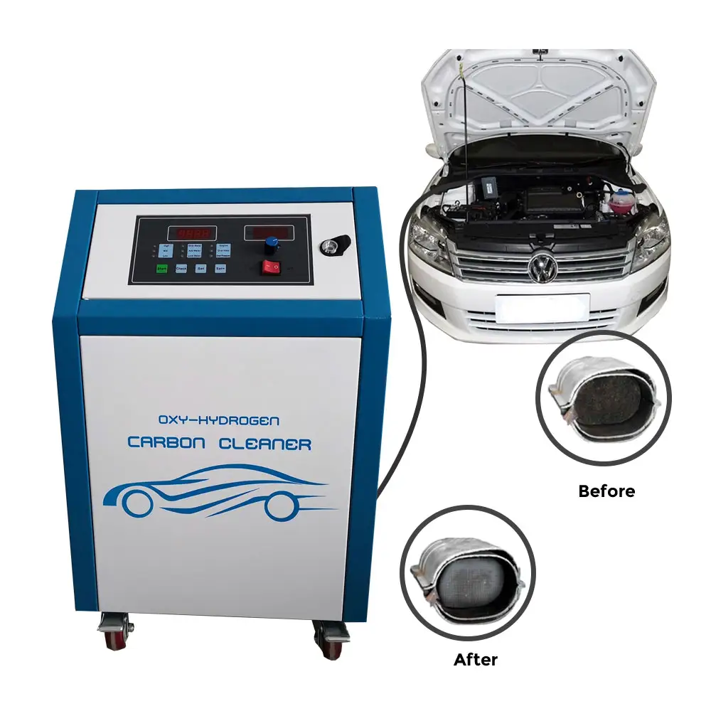 What is cleaning dry decarbonisation machine carbon clean fuel saver generator gas hydrogen decarbonizer hho