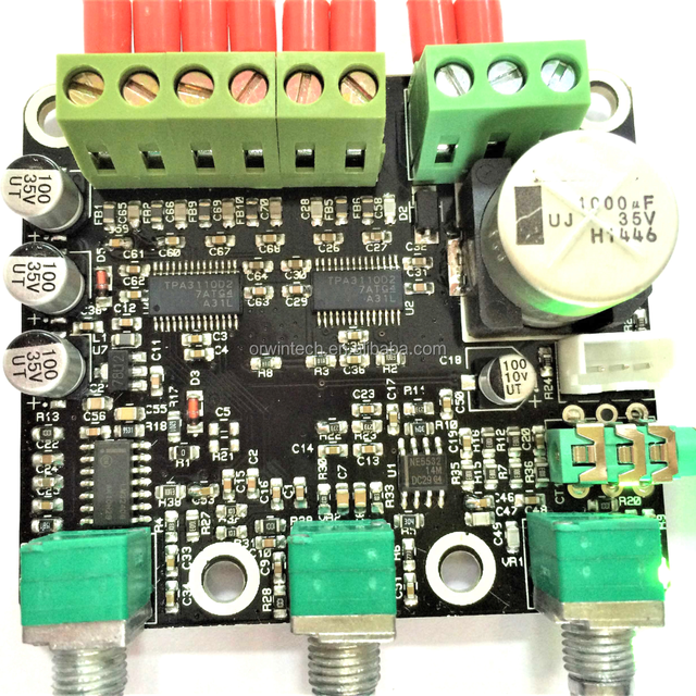 2.1 Channel 30W+30W Subwoofer Amplifier Board TPA3110D2 Sub Audio Stereo NE5532 Amp For High-end Computer Speaker DC 12V 24V
