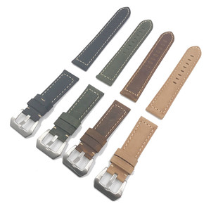 Más de 20mm/22mm de liberación rápida de cuero genuino cuero de Caballo Loco correa <span class=keywords><strong>para</strong></span> <span class=keywords><strong>Samsung</strong></span> <span class=keywords><strong>Gear</strong></span> S3/<span class=keywords><strong>S2</strong></span> Galaxy banda de cuero - Product Image 5