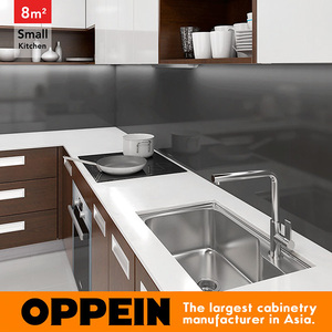 Moderne En Bois Stratifié Kitchenette Petit Armoires De Cuisine Design - Product Image 5