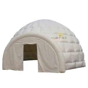 Yeni tasarım tipi açık kamp çadırı şişme bahçe çadırı yangına dayanıklı şişme tenis kubbe çadır için parti olay