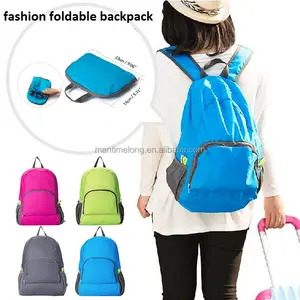 Mochila impermeável dobrável, mochila à prova d' água para caminhadas e viagem