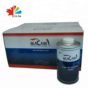 Efek Cermin Cat Mobil Macaw Akrilik 1K <span class=keywords><strong>Auto</strong></span> Warna Solid Jelas Mantel Pengeras Lebih Tipis Cat Mobil Pernis - Product Image 1