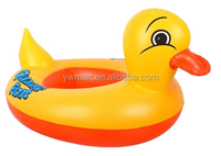 Bouée gonflable canard à deux poignées avec siège bébé pour la vente en gros