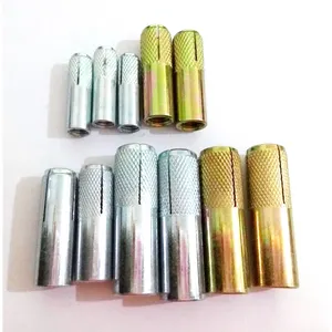 M6 M8 M12 M14 M16 M24 Baut Jangkar Berlapis Seng Kuning, Perbaikan Jangkar Drop In, Jangkar Knurled