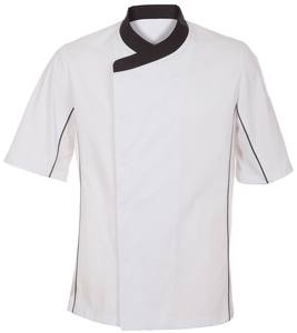 Morbido cappotto indumento da Chef 65% in cotone 35% poliestere in cotone a doppia fila con bottone tessuto uniforme da <span class=keywords><strong>cuoco</strong></span> per le divise da ristorante e Bar dell'industria alimentare - Product Image 2