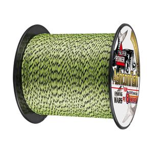 Lenza da Pesca Intrecciata a 8 Fili Giallo Fluorescente e Nero 6-300LBS 0.1-1.0mm 100m Attrezzatura per Pesca in Lago Fiume Ghiaccio Mare - Product Image 1
