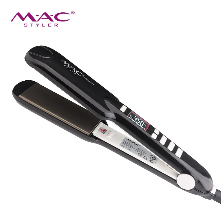 Hair Straightener Professional Salon Professional Ceramic Hair Straighteners Salon Titanium Plate Mch Plate Hair Styling Tools Flat Iron