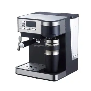 2018 yeni satış yüksek kalite 20 bar yüksek basınç pompası damla kahve makinesi espresso kahve makinesi kahve makinesi kombinasyonu