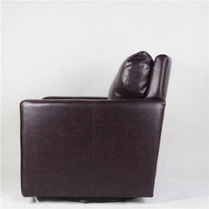 Venta caliente de china productos sillón negro sofá de cuero y una silla. - Product Image 5