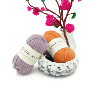 Fil fantaisie 100 % <span class=keywords><strong>laine</strong></span> filée en anneau, certifié Oeko-Tex, très doux, teint, haute résistance pour le tricot à la main – Vente en gros - Product Image 2