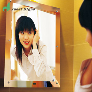 Chất lượng cao mỏng quảng cáo hộp đèn ma thuật gương thiết kế pha lê - Product Image 2