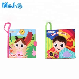 Peluche panno morbido libro giocattolo per bambini e bambine educativo diario del giorno del bambino regalo - Product Image 2