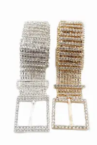 Muestra Gratuita, Cinturón de Novia con Pedrería para Mujer, Venta al Por Mayor, Cinturón Marroquí Popular - Product Image 2