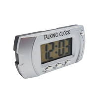 Mini Tasche russisch sprechender Wecker, Mini LCD sprechende Uhr