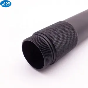 OEM Aluminum Cnc Machining Service Aluminum Knurling Led Flashlight Housing Parts