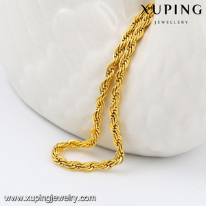 43022 prix de Gros vente chaude En Acier Inoxydable Bijoux 2018 xuping or chaîne collier - Product Image 5