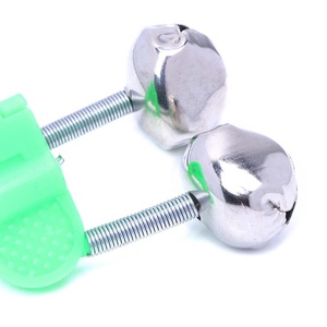 Canne à pêche de nuit, flotteur à cloches, double anneau, alarme de morsure, alerte en acier inoxydable, accessoire d'alarme