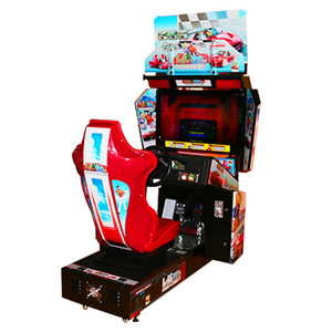 Chenshou 32 "LCD 1 reproductor moneda <span class=keywords><strong>comercial</strong></span> operado coche de carreras juego de la máquina simulador de conducción - Product Image 2
