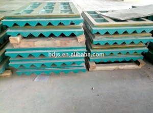 Pelat Rahang Mn18Cr2 Baja Mangan Tinggi untuk Penghancur C105 C106 Bagian Aus Penghancur Rahang - Product Image 4