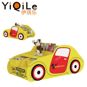 السيارة شكل مجلس الوزراء أثاث خشبي و الاطفال رف - Product Image 1