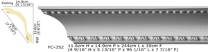 <span class=keywords><strong>Corniche</strong></span> décorative en PU <span class=keywords><strong>de</strong></span> haute qualité, belle et bon marché, en polyuréthane pour rideaux - Product Image 5