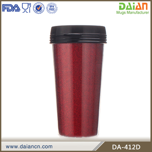 Vaso plástico de double pisos con tarjeta de papel y <span class=keywords><strong>se</strong></span> <span class=keywords><strong>pueden</strong></span> <span class=keywords><strong>cambiar</strong></span> - Product Image 1