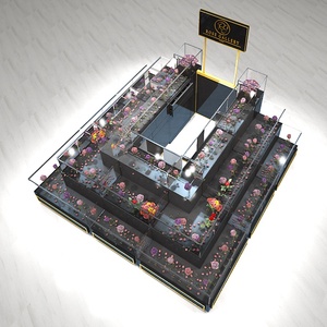 LUX-quiosco de flores de diseño para centro comercial, pantalla de flores de estilo personalizado a la venta - Product Image 4