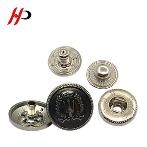 Fournisseur d'or de premier plan du Fujian, boutons-pression en alliage de zinc avec placage nickel noir personnalisé pour les manteaux Kurta pour hommes - Product Image 5