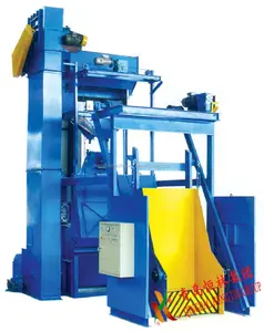 Q32 mesin peledakan pasir untuk steel shot peening/steel shot blast machine