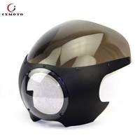 5 carénages de couverture de phare avant de moto 3/4 "pour Harley Custom Cafe Racer Sportster Dyna Glide