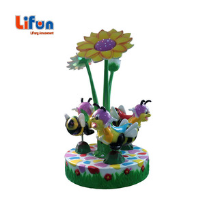 LIFUN - Giostra per Bambini a 3 Posti, Mini Carosello a Moneta per Interni ed Esterni, Ideale per Parchi Divertimento - Vendita all'Ingrosso Diretta dalla Fabbrica - Product Image 5