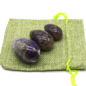 Uova <span class=keywords><strong>di</strong></span> Ametista all'Ingrosso, Sfere <span class=keywords><strong>di</strong></span> Pietra Semipreziosa Naturale per Guarigione, Regalo per Meditazione e Chakra - Product Image 4