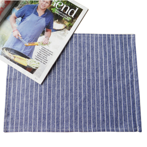 Internat ionale beliebte Baumwolle Leinen Kunst gestreifte Tischset Home Serviette - Product Image 2