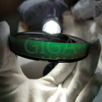 GIGAJEWE Pierre brute de moissanite de couleur verte, en forme de lingot ou de plaquette SiC, pour la fabrication de bijoux