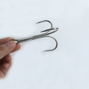 Grande taille Crochets D'ancrage Ultra Forte Requin Thon <span class=keywords><strong>Triple</strong></span> Hameçons En Acier Inoxydable Barbelé <span class=keywords><strong>Mer</strong></span> Peche Crochet De Pêche - Product Image 4