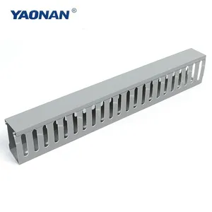 3 vano Trunking Pista di Gestione Dei Cavi/Filo Elettrico Involucro/Filo di Plastica Adesivo