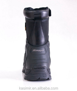 <span class=keywords><strong>Bottes</strong></span> tactiques de combat en <span class=keywords><strong>cuir</strong></span> <span class=keywords><strong>noir</strong></span> sur mesure, fabrication Hanagal, ODM, OBM, vente en gros, OEM - Product Image 4