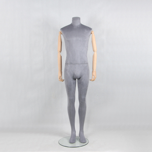 Moda Tela Gris sin cabeza venta al por mayor hombres maniquíes sastrería vestido maniquí con brazos de haya en venta - Product Image 5