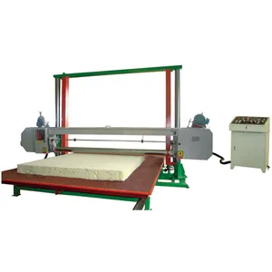 Automatic horizontal mattress rebonded foam sponge sheet cutting machine