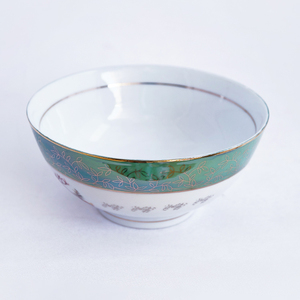 Bols en céramique de style classique de 6 pouces de haute qualité faits à la main Technique de riz doré écologique personnalisée pour les fêtes <span class=keywords><strong>Ramen</strong></span> Green - Product Image 3