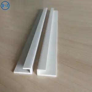 Extrusion L shaped PVC profile custom plastic extrusion Building Plastic Trim strip