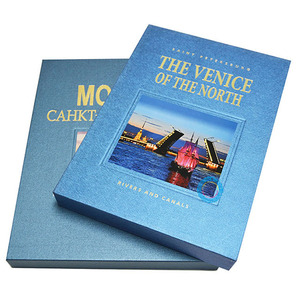 Tùy chỉnh kích thước Vua Fu bìa cứng cuốn sách bụi Áo khoác trượt trường hợp vàng dập nóng in offset làm bền tông tùy chỉnh - Product Image 4