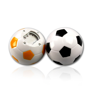 Décapsuleur de bouteille de football moderne en plastique ABS personnalisé, avec messages audio amusants et populaires, certifié CE, piles AG13*3PCS - Product Image 3