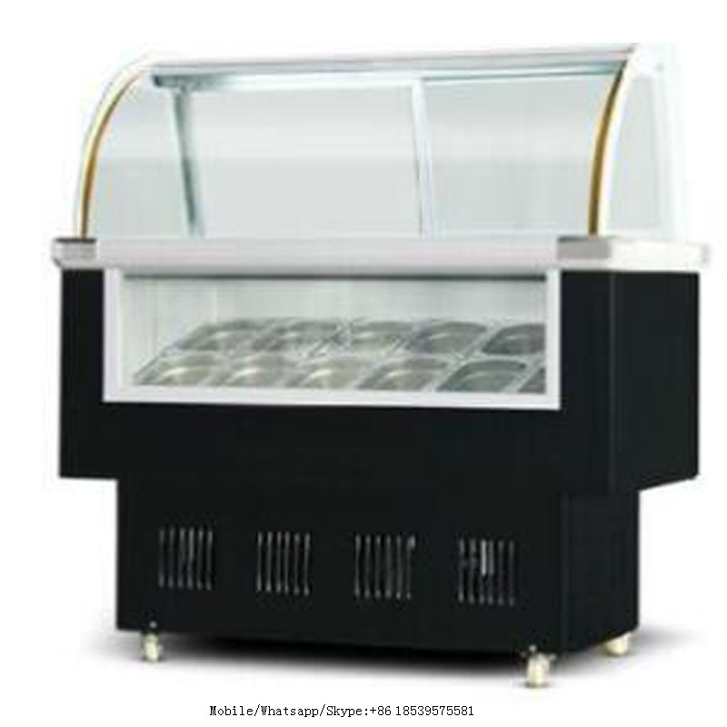 Портативный Миниатюрный прилавок, витрина, холодильник, итальянский холодильник для мороженого, мороженого, морозильная камера для использования в чехле для мороженого